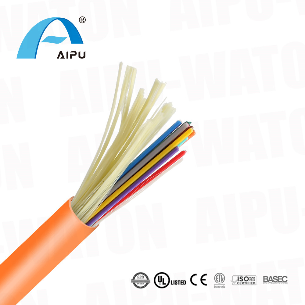 High Quality Indoor Tight Buffered Fiber Optic Cable GJFJV Manufacturer